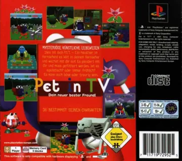 Pet in TV (EU) box cover back